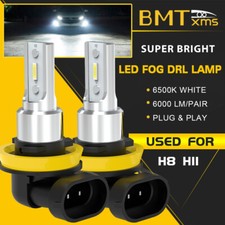 FOR Jeep Renegade 2021 2022 2023 2PCS LED Fog Light Bulb Conversion H11 White