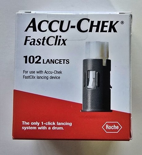 Accu-Chek Fastclix 102 Lancets Expiration: 10-31-2026 and 07-30-2028 - 第 1/3 張圖片
