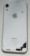 Boîtier original Apple iPhone XR cadre pour reconditionné blanc avec connecte...