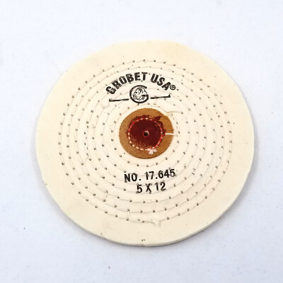 POLISHING BUFFS KNIFE EDGE MUSLIN BUFF WHEEL 12 PLY RAZOR EDGE 5 