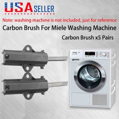 5 Pairs Motor Carbon Brushes For WM6142 WM6142S WM6142W WM6143 Washing Machine