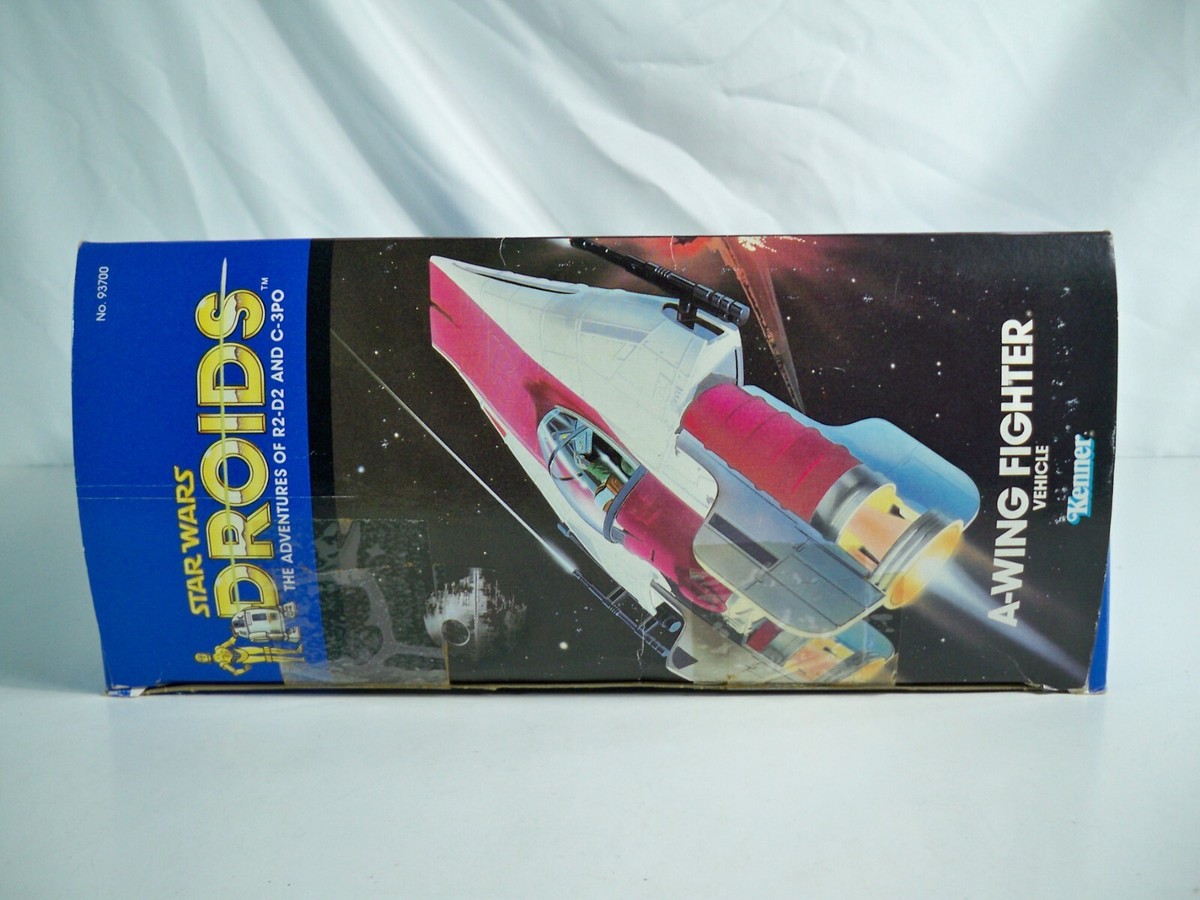スターウォーズ 1985 Kenner Droids ATL インターセプター K23i00007 A-WING FIGHTER W/ BOX COMPLETE STAR WARS DROIDS