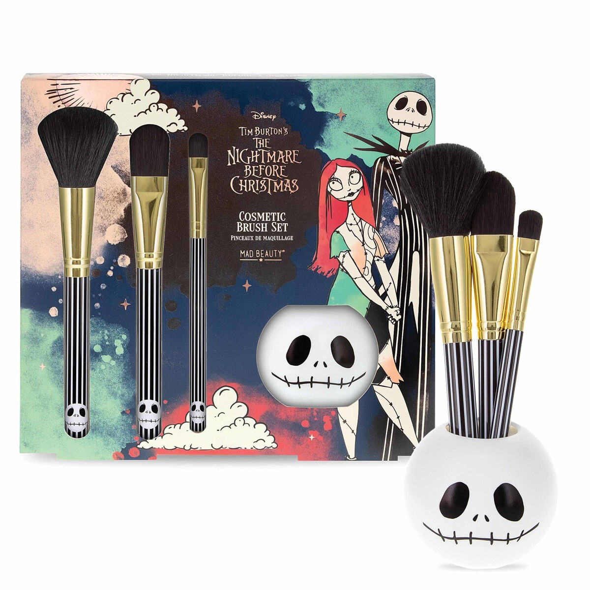 Disney, Nightmare Before Christmas Brush Set & Holder - Pampering