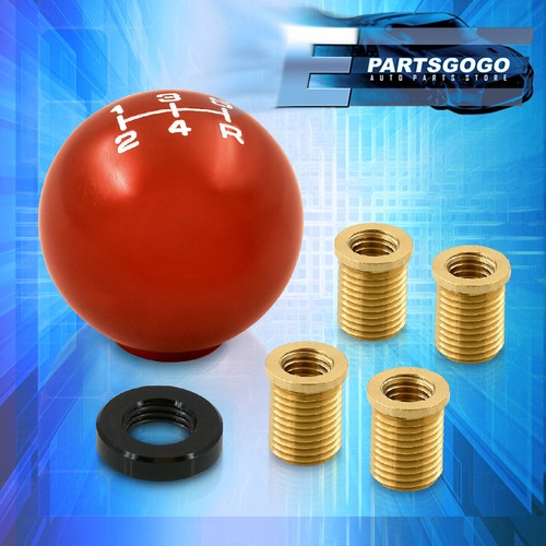 Fits Car Aluminum Shift Knob Adapter Non Threaded Shifters Black 12x1 - Foto 9