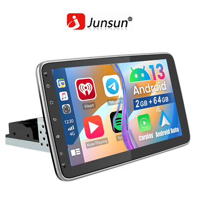4+64GB Android 13 Carplay WIFI Autoradio GPS Navi 1 DIN 360° Drehbar Bildschirm