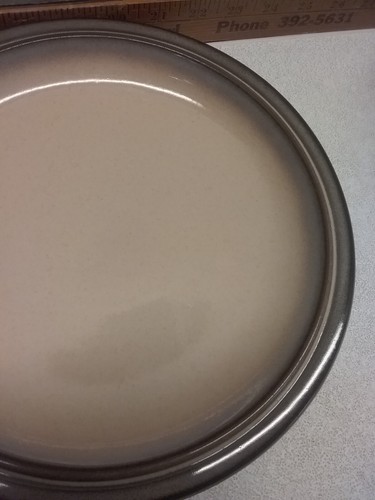 4 Denby Sonnet Dinner Plates Stoneware England 10'' Tan brown - Picture 10 of 24