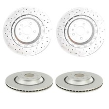 SHW Performance OEM Front 370mm & Rear 310mm Brake Disc Rotors Kit for Audi RS3
