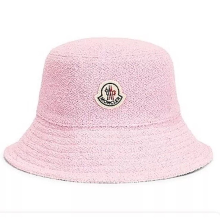 10 Migliori Cappelli Moncler Uomo per Stile e Comfort 39 Cappello Moncler Terry Bucket in blush rosa chiaro taglia M 280€