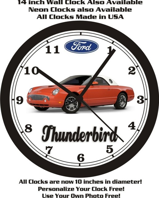 20032005 FORD THUNDERBIRD WALL CLOCKChoose 1 of 2 and other colors