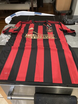 MENS ADIDAS MLS Atlanta United Home Jersey XXL 2XL RED/BLACK NWT