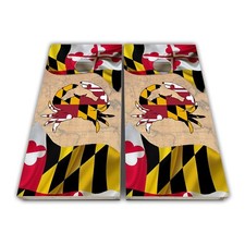 Baltimore Crab Maryland Map Cornhole Wrap