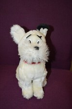 Skiddles ABC the key Plush Toy White Dog Russ Berrie Box E8 11"