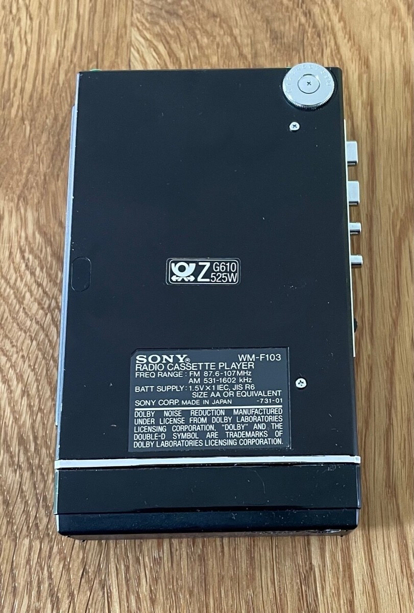 sony walkman WM-F103 ***1988 stereo walkman*** Funktion u