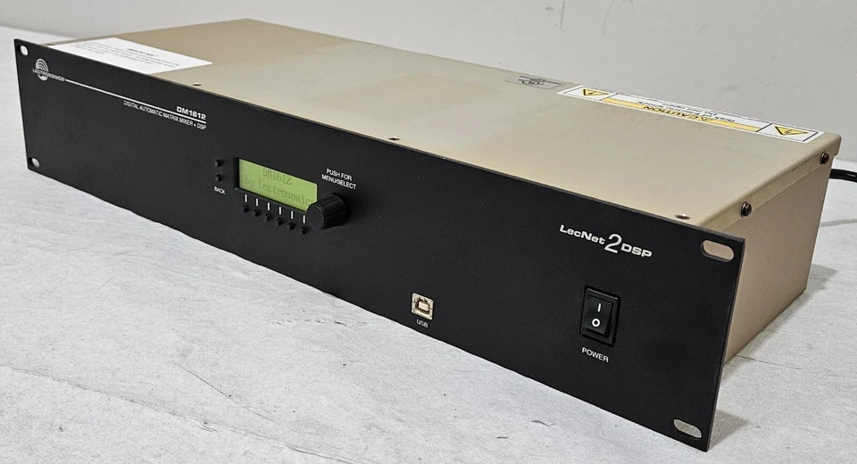 Lectrosonics DM1612 Digital Automatic Matrix Mixer + DSP - Image 2 of 4