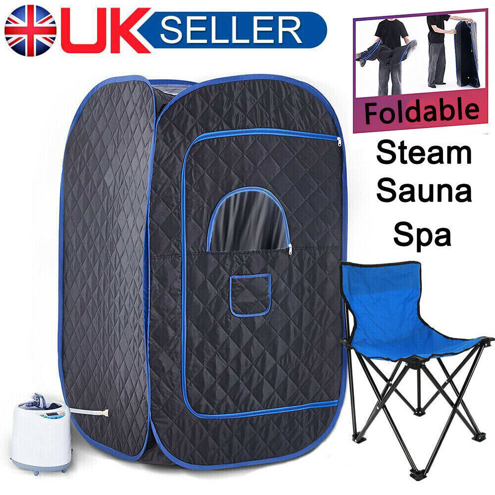 Portable Steam Sauna Spa Room Full Body Slimming Detox Therapy Tent With Chair