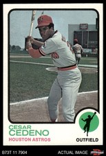 1973 Topps #290 Cesar Cedeno Astros 8 - NM/MT