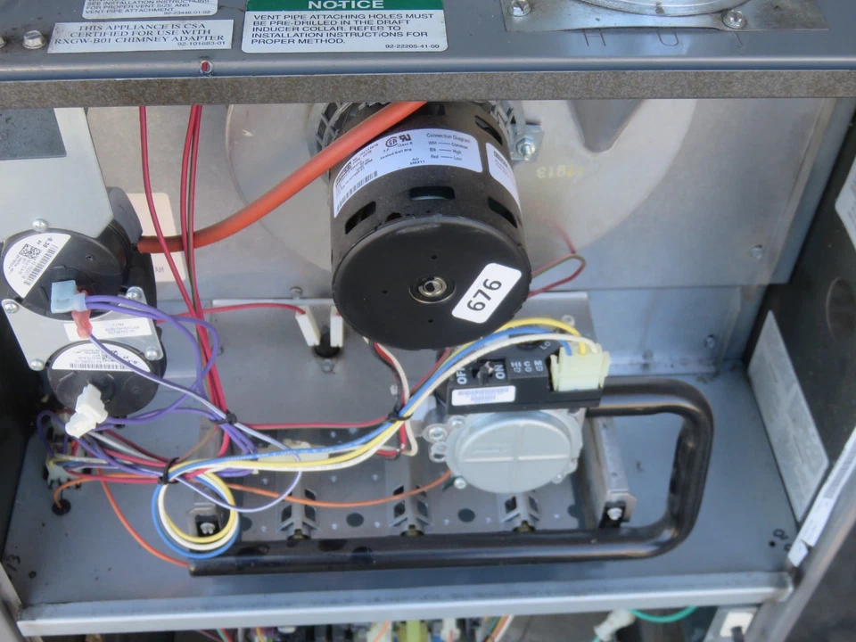 Forno a gás Rheem 75K BTU mulit posição 2 estágios forno a gás natural - Imagem 3 de 4