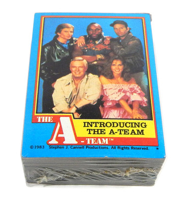 1983 Topps The A-Team Trading Card Set (66) Nm/Mt