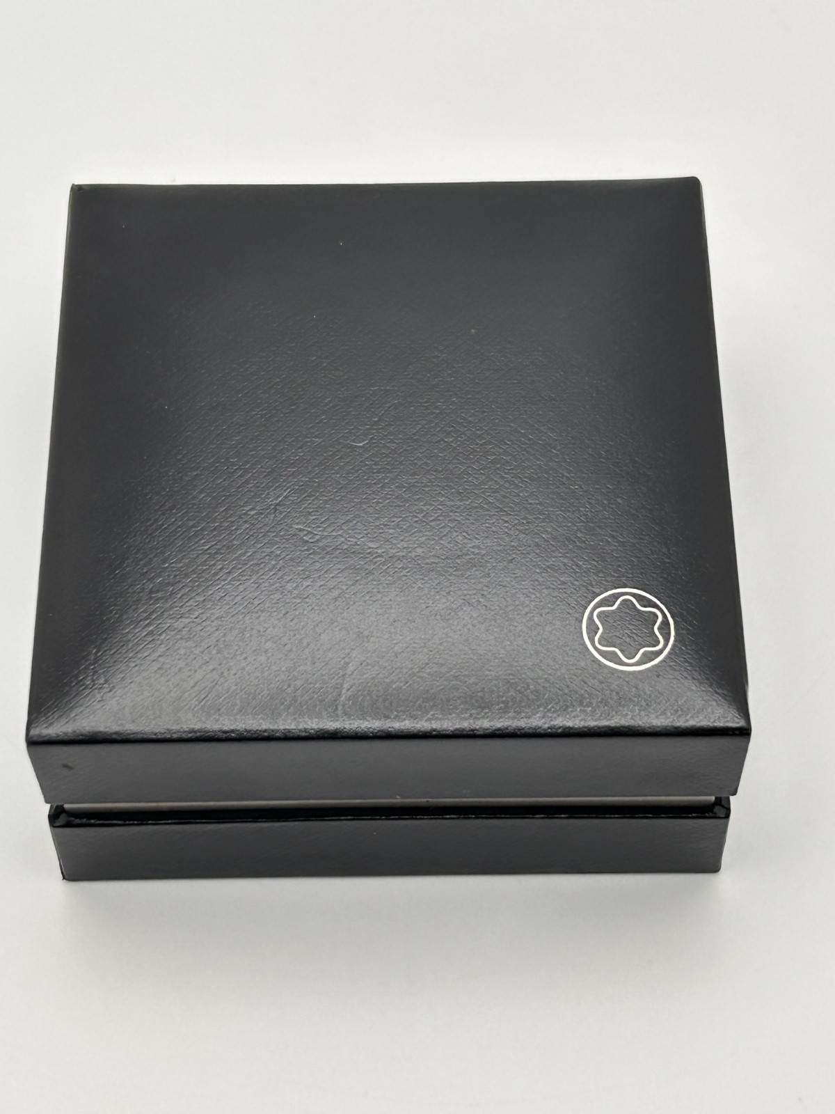 Montblanc Cufflinks Rectangular Rubber Inlay Star… - image 13