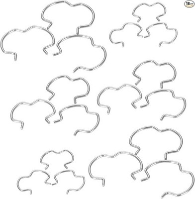 18 PCS Transmission Oil Cooler Line Quick Connector Clips, 6-3/8'' 6-1/2'' 6-5/8''