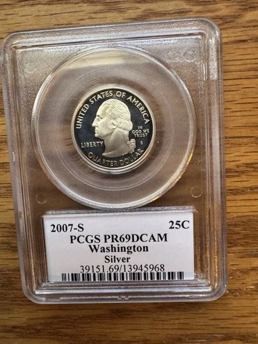 2007-S 50 State Quarters Washington Proof — photo from another recent sale