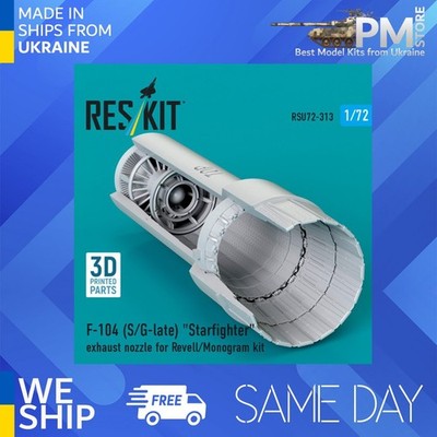 Reskit RSU72-0313 1/72 F-104 S/G late Starfighter exhaust nozzle Revell/Monogram