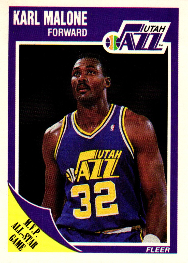 1989-90 Fleer #155 Karl Malone