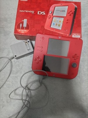 Nintendo 2DS Rot Handheld Konsole Japan Authentisch Selten Tracking Aus Japan