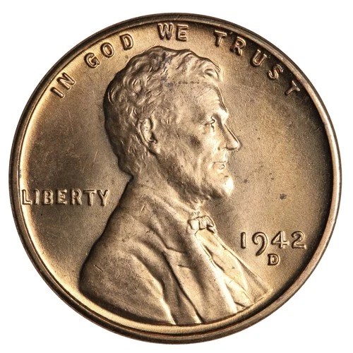 GEM BU RED 1942-D LINCOLN WHEAT CENT PENNY *UPGRADE YOUR ALBUM!*