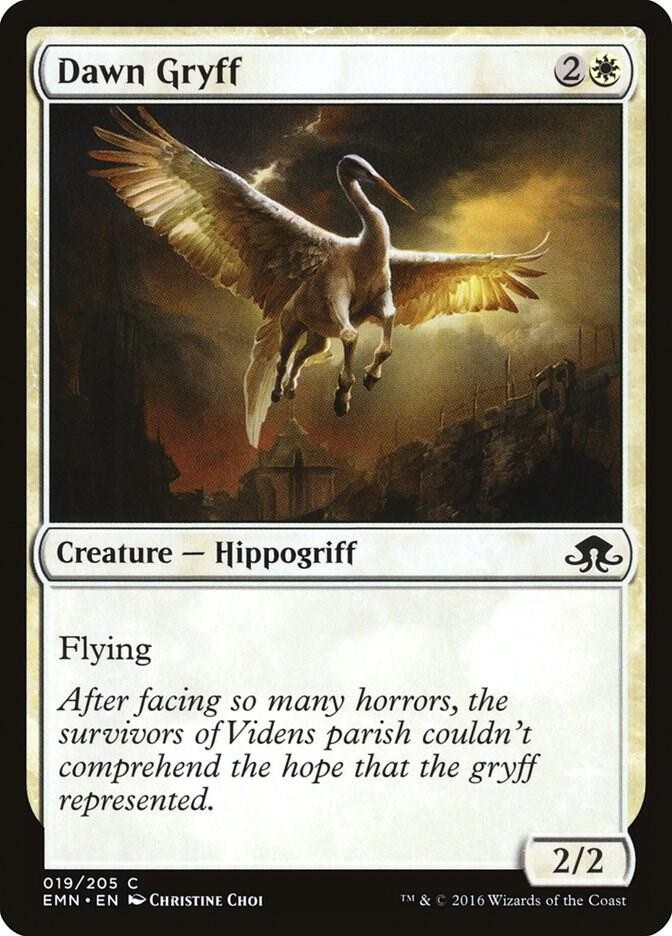 Dawn Gryff 19 Common Eldritch Moon Magic: The Gathering Lightly Played
