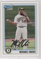 2010 Bowman Draft Draft Picks Blue /399 Michael Choice #BDPP61 0b7