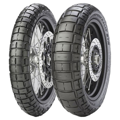 TYRE PAIR PIRELLI 110/70-17 54H + 150/60-17 66H SCORPION RALLY STR M+S