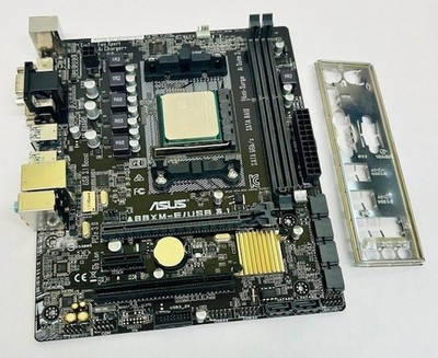 Asus A88XM-E/USB 3.1 REV. 1.01 Sockel FM2+ DDR3 Mainboard, A8-7600 CPU & I/O