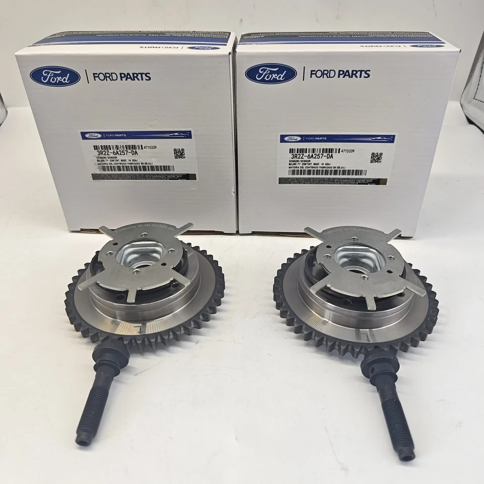 3R2Z6A257DA Pair Timing Camshaft Sprocket Cam Phaser For Ford Expedition F-150 Foto 2 de 4