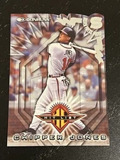 1998 98 DONRUSS HIT LIST SILVER PRESS PROOF CHIPPER JONES #368 PRINT RUN/1,500