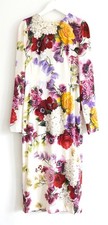 Dolce & Gabbana Floral Bouquet Print Sheath Dress £1950 NWT IT40/UK8