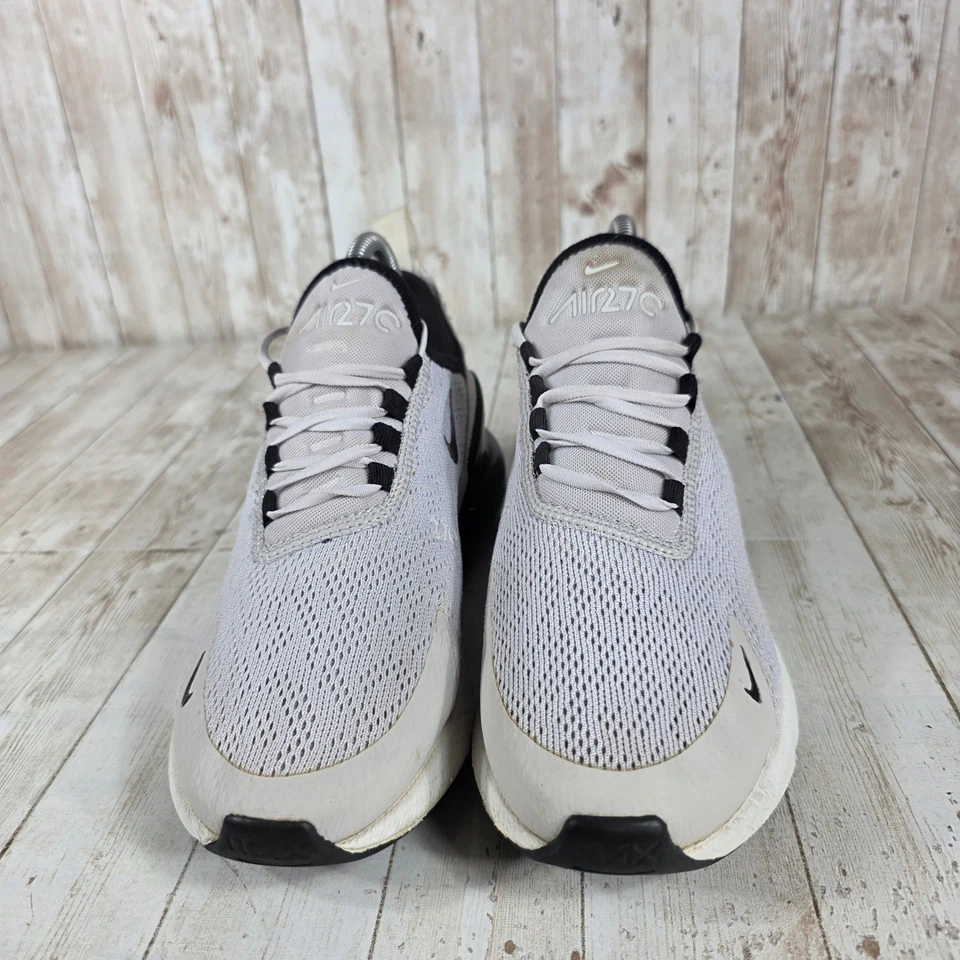 Nike Air Max 270 Mujer Gris Claro Negro Tenis Atléticos Zapatos Talla 7Y Foto 3 de 4