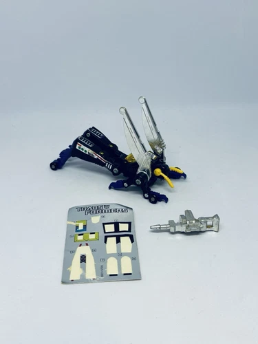 Kickback Vintage 1985 G1 Transformers Hasbro Action Figure With Sticker Sheet