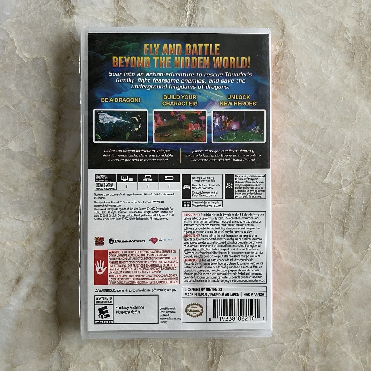 Dreamworks Dragons: Legends Of The Nine Realms Nintendo Switch
