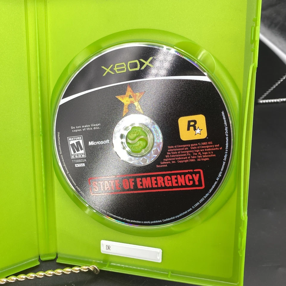 Estado de Emergencia - Microsoft Xbox Original Foto 4 de 4