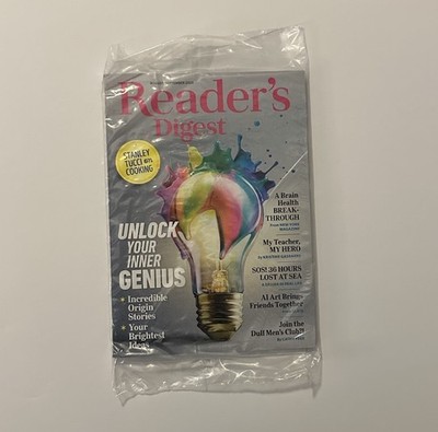 Reader s Digest Mag AUGUST/SEPTEMBER 2025 - 1 NEW SEALED ISSUE - Genius AI Art