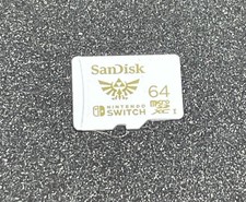 SanDisk 64GB MicroSDXC UHS-I Card For Nintendo Switch Used