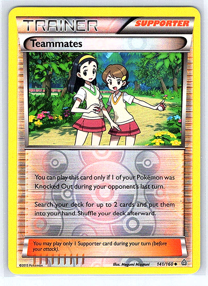 Teammates [Reverse Holo] 141/160 Primal Clash LP Pokemon Card