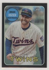 2018 Topps Heritage Chrome Black Refractor 66/69 Brian Dozier #THC-356 4c5