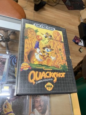 Sega Genesis QuackShot starring Donald Duck Video Game NO manual