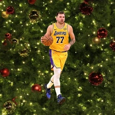 Luka Doncic Wood Ornament FREE SHIPPING