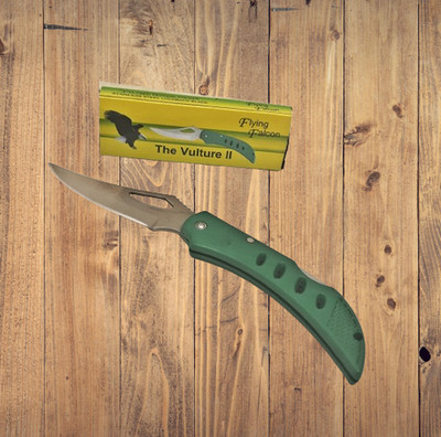 frost cutlery  Pocket Knife Stainless Steel Blade Green Handle 4 Inch