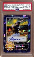 2025 Leaf Nation Kevin McGonigle #KMG Saturday in the Park Blue Crystal Auto 2/3
