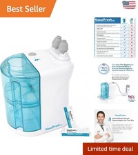 Dual Powered Sinus Rinse Suction Device - Improved Sleep Snoring Remedy