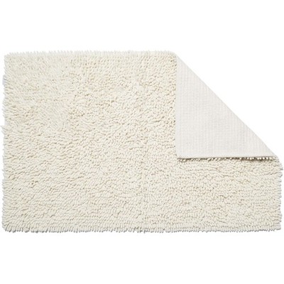 Croydex 80x50cm Creme Baumwolle Badematte Weich Saugfähig Rutschfest Teppich